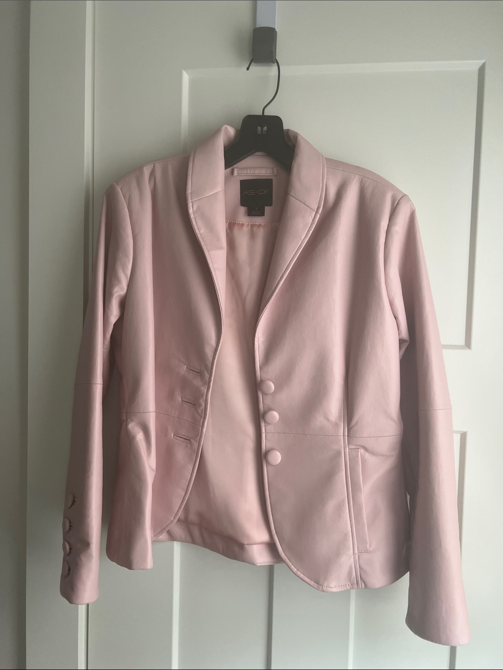 AS by DF. Leather Tailored Women's Blazer